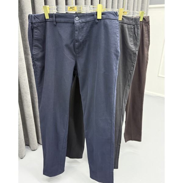 Erkek Premium Düz Klasik Modern Fit Kumaş Pantolon