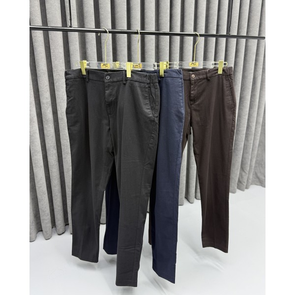Erkek Premium Düz Klasik Modern Fit Kumaş Pantolon