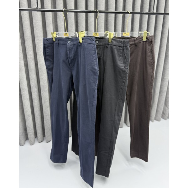 Erkek Premium Düz Klasik Modern Fit Kumaş Pantolon
