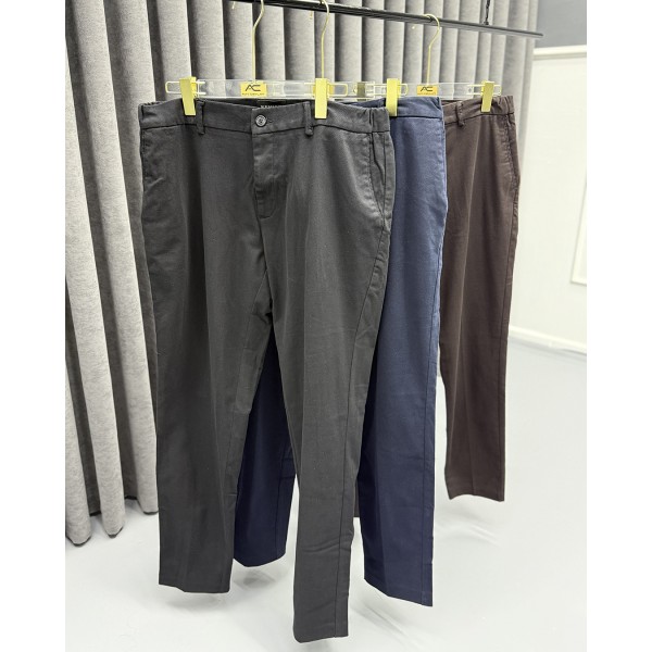 Erkek Premium Düz Klasik Modern Fit Kumaş Pantolon