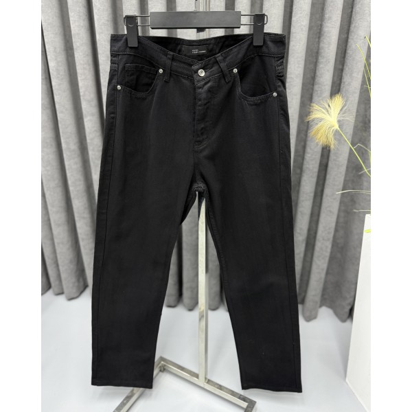 Düz Klasik Siyah Kot Pantolon 