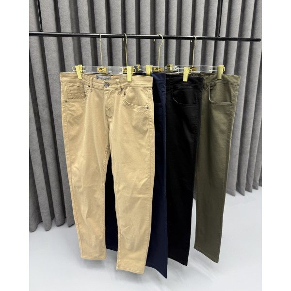Erkek Modern Fit Yazlık Keten Pantolon