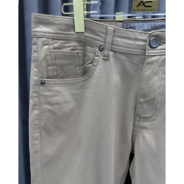Erkek Modern Fit Yazlık Keten Pantolon