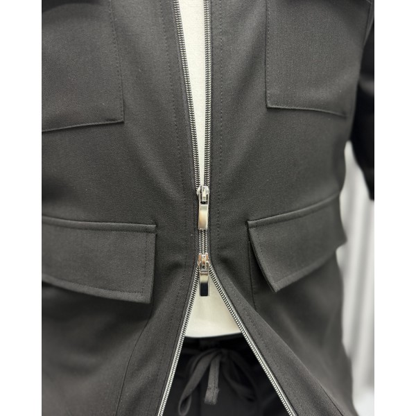 Erkek Premium Cep Detaylı Çift Fermuarlı Spor Takım