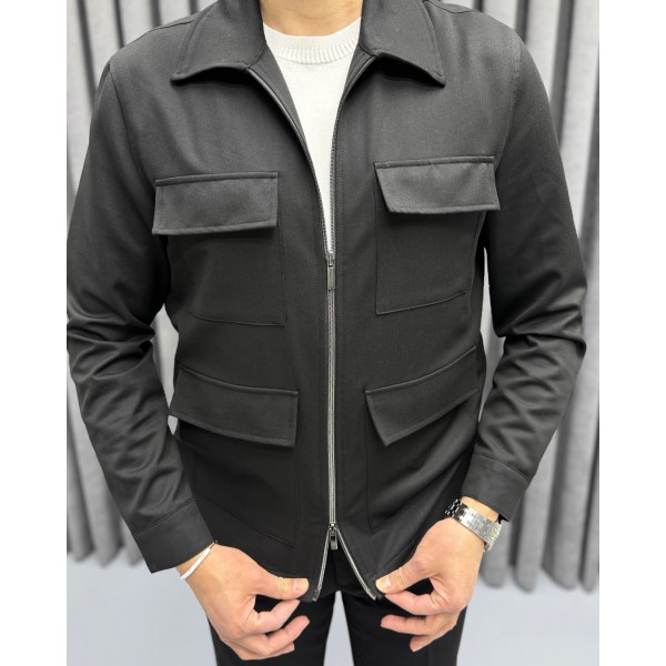 Erkek Premium Cep Detaylı Çift Fermuarlı Spor Takım