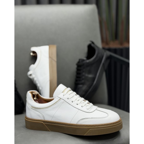 Hakiki Deri Smart Erkek Sneaker Ayakkabı 