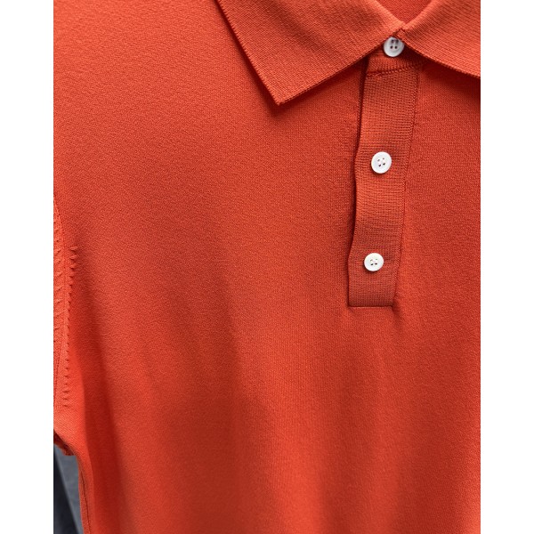 Erkek Luxury Rayon Knit Polo Yaka Triko
