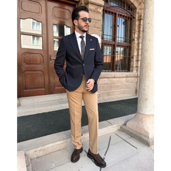 Erkek Exclusive Kombinli İtalyan Kesim Spor Takım Elbise