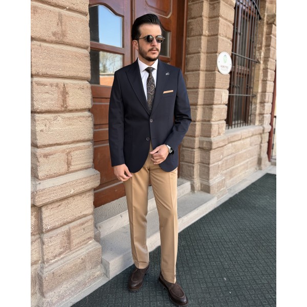 Erkek Exclusive Kombinli İtalyan Kesim Spor Takım Elbise