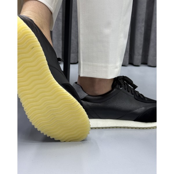 Erkek Premium Süet Detaylı Sneaker Ayakkabı