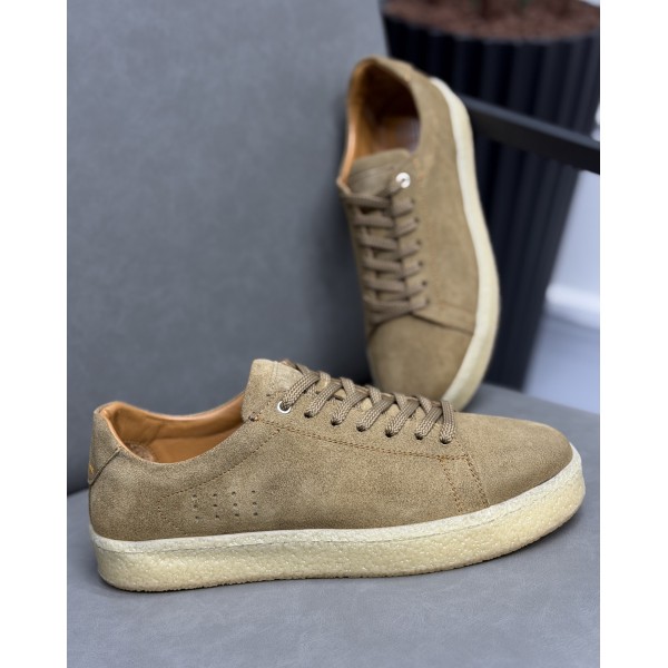 Erkek Premium Hakiki Süet Deri Günlük Casual Sneaker Spor Ayakkabı