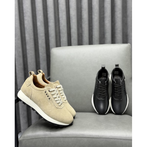 Erkek Hakiki Deri Süet Casual Sneaker – Kalın ...